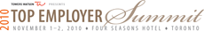 The Top Employer Summit is the annual conference for the Canada's Top 100 Employers project
